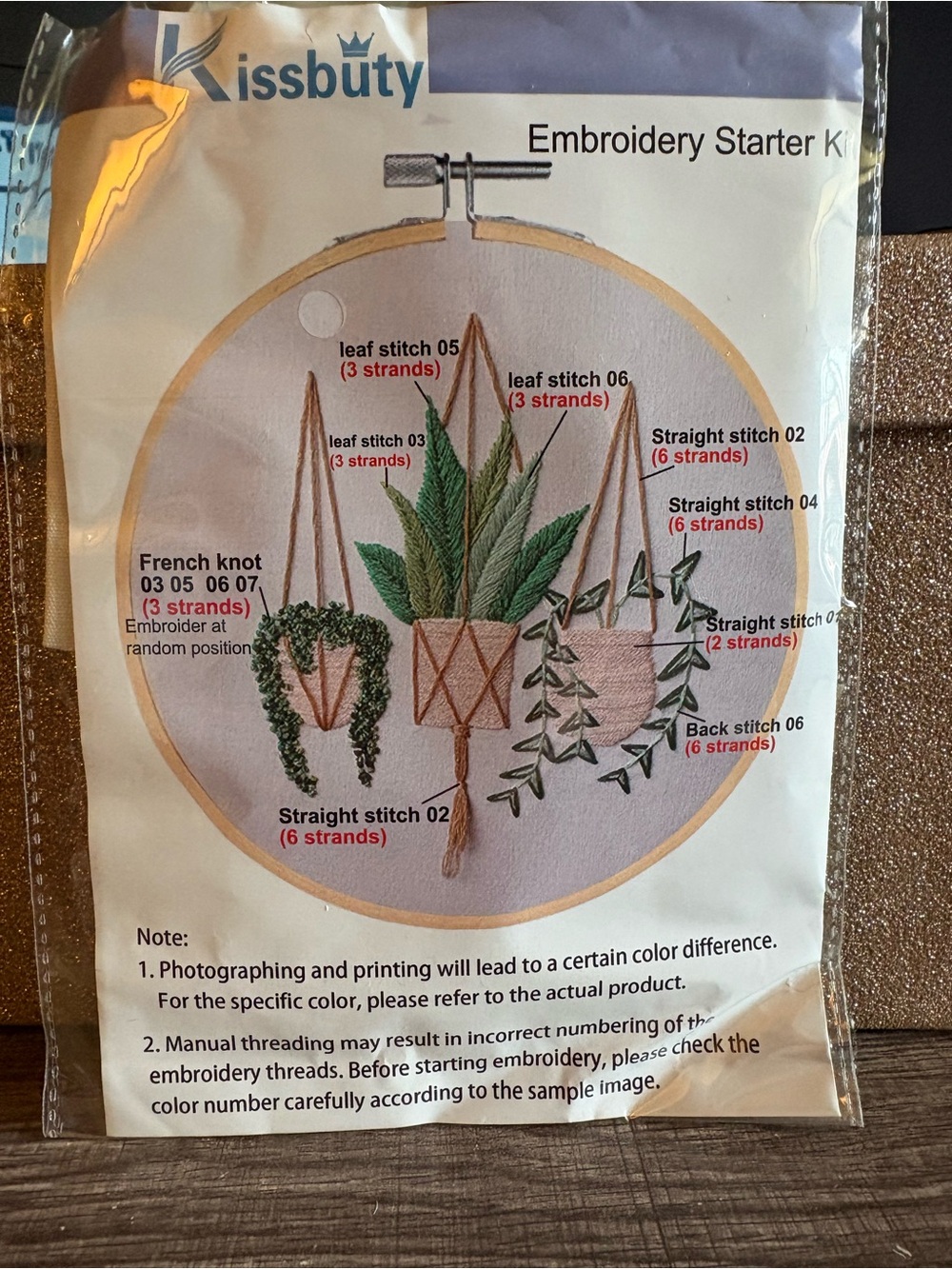 2 Embroidery Starter Kits